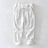 David Costa Breezy Linen Pants