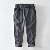 David Costa Breezy Linen Pants