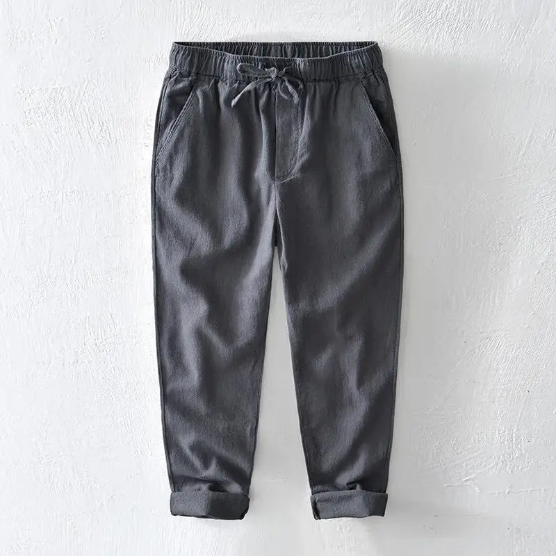 David Costa Breezy Linen Pants