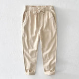 David Costa Breezy Linen Pants