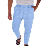 David Costa Comfy Linen Pants