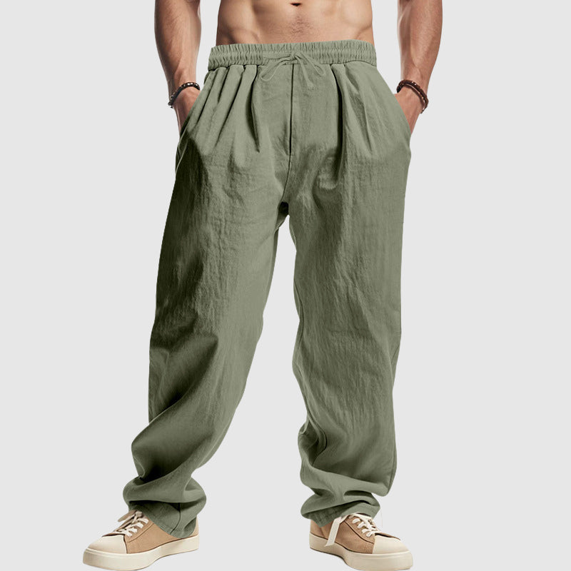 David Costa Drezzo Linen Pants