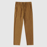 David Costa Ankle-Length Linen Pants
