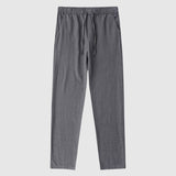 David Costa Ankle-Length Linen Pants