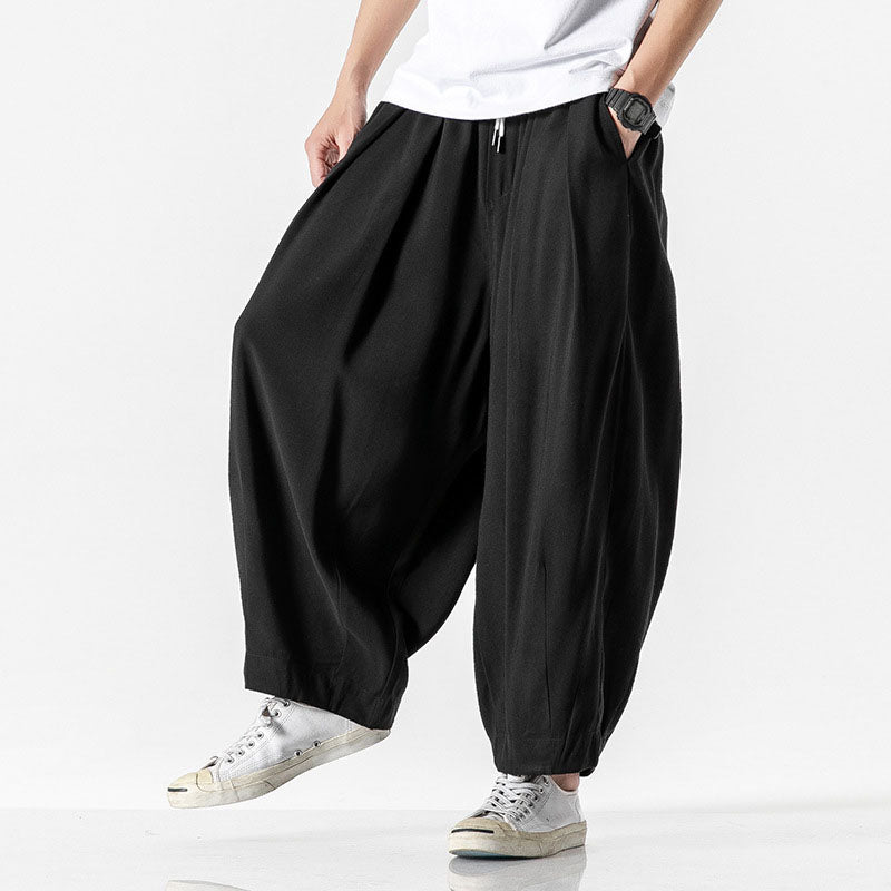 David Costa Loose Balloon-Leg Pants
