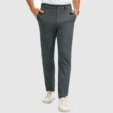 David Costa Slim Fit Pants with Straight Leg