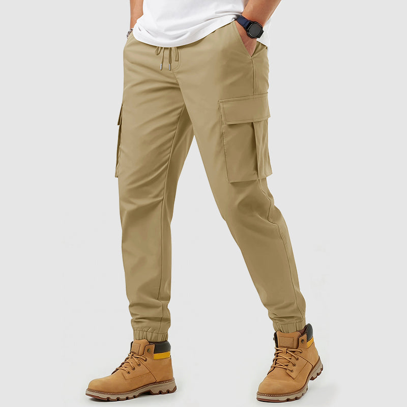 David Costa Water-Repellent Outdoor Cargo Pants