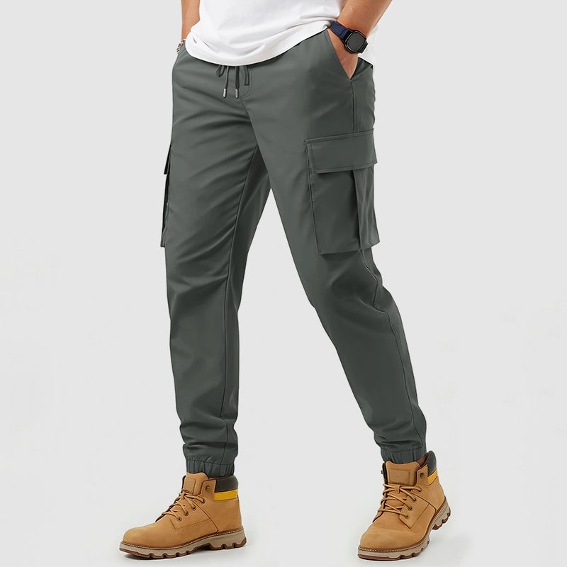 David Costa Water-Repellent Outdoor Cargo Pants