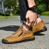 James Oxford Nubuck Zip Shoes for Men