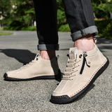 James Oxford Nubuck Zip Shoes for Men