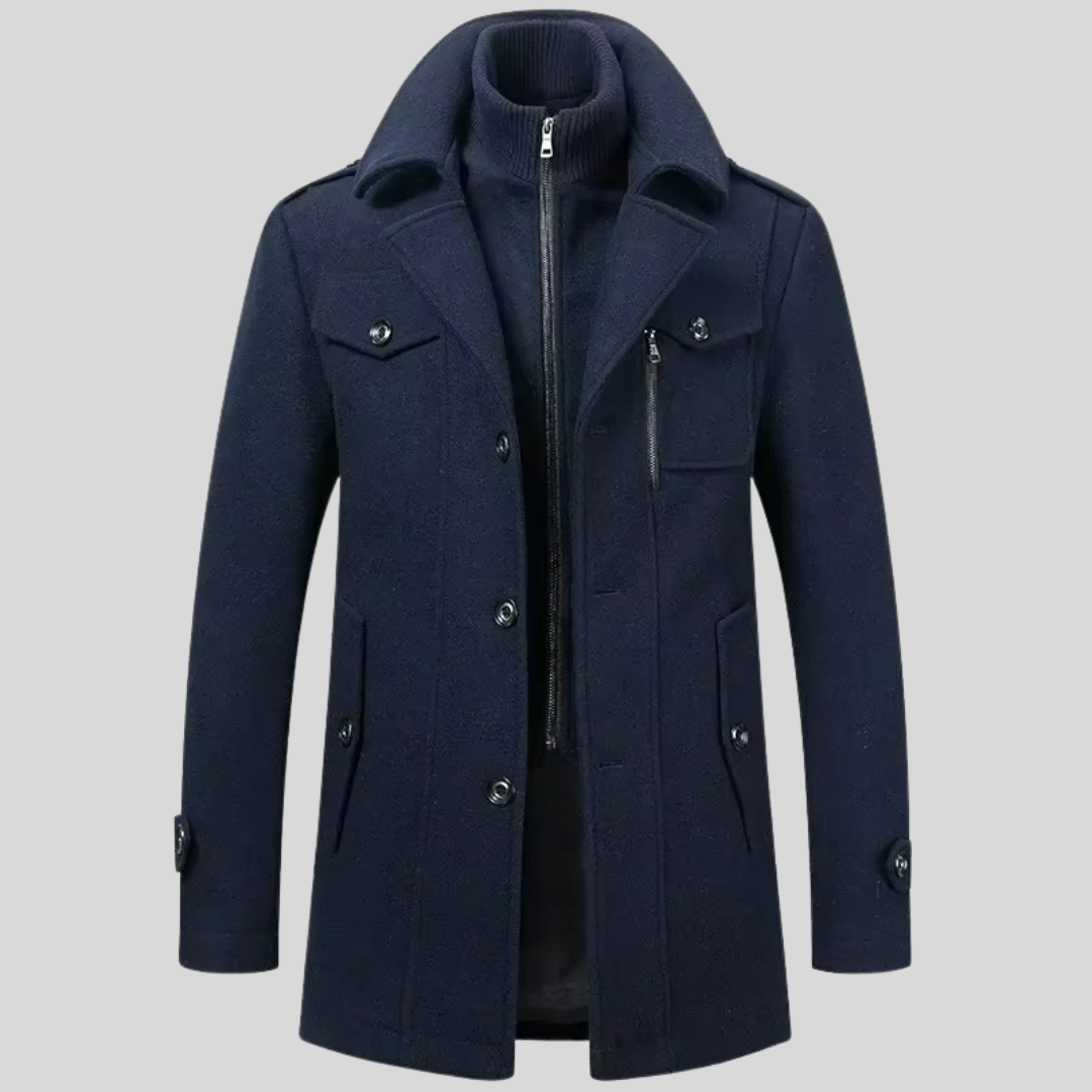 Klaus Two-Piece Wool Coat