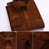James Oxford Corduroy Shirt for Men