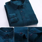 James Oxford Corduroy Shirt for Men