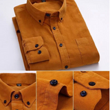 James Oxford Corduroy Shirt for Men