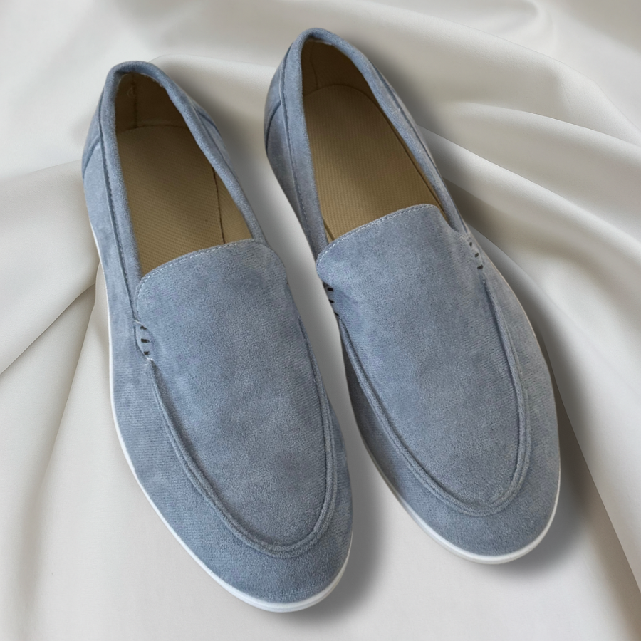 James Oxford Elegant Suede Loafers for Men