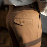 James Oxford Pleated Trousers