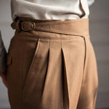James Oxford Pleated Trousers