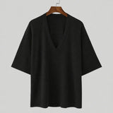 Hawthorne Ribbed V-Neck Tee