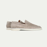 Classic Suède Loafer Light Grey