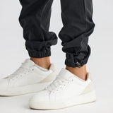 James Oxford Black Cargo Trousers