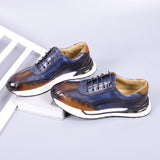 James Oxford Leather Trainers for Men