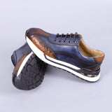 James Oxford Leather Trainers for Men