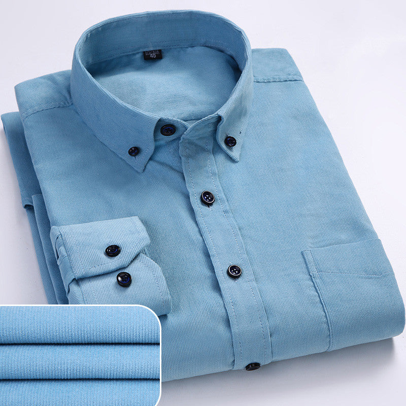 James Oxford Corduroy Shirt for Men