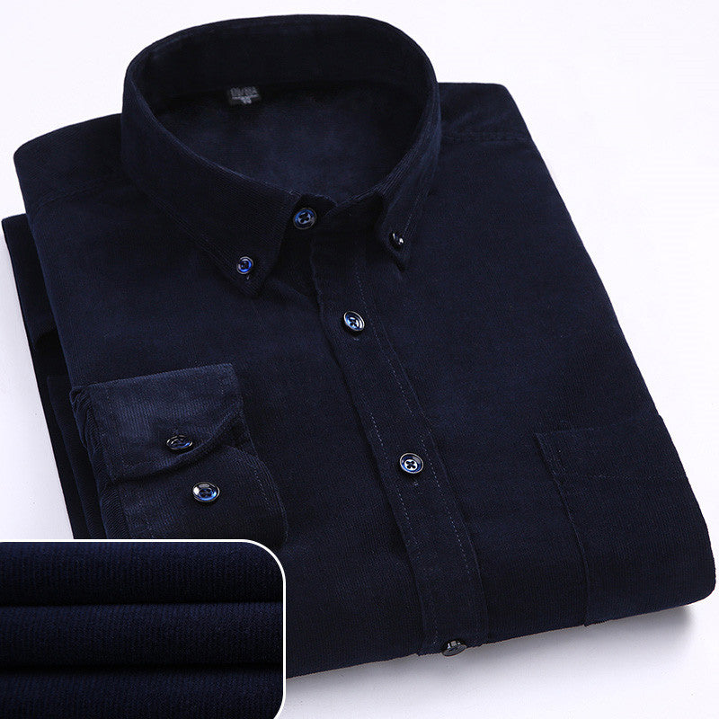 James Oxford Corduroy Shirt for Men