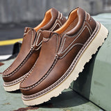 James Oxford Calfskin Leather Loafers for Men