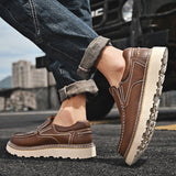 James Oxford Calfskin Leather Loafers for Men