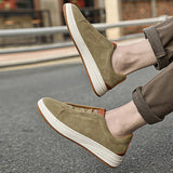 James Oxford Suede Slip-On Shoes for Men