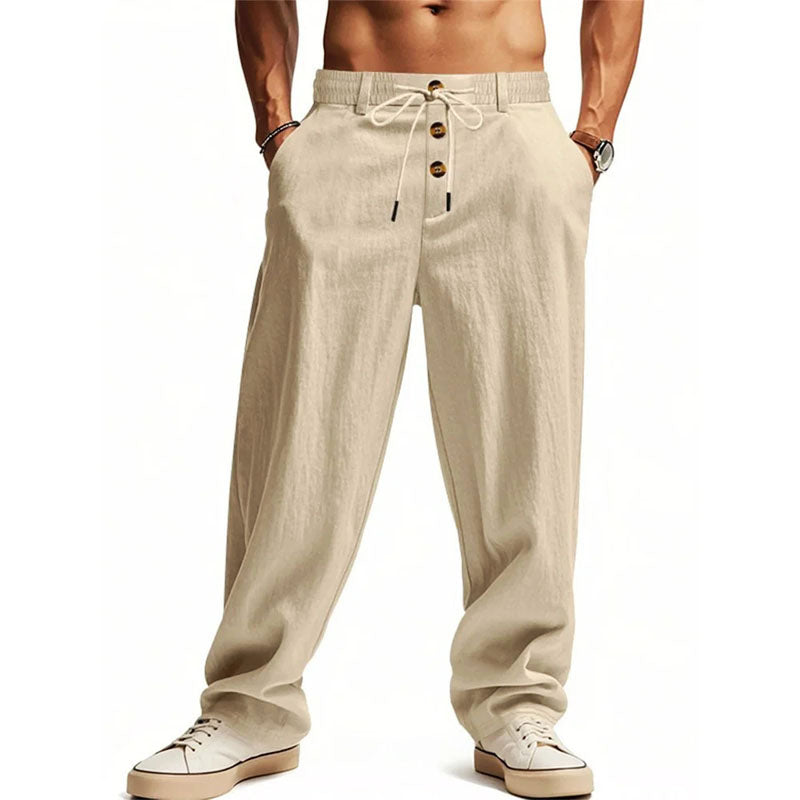 Mark De Luca Relaxed Straight-Leg Pants