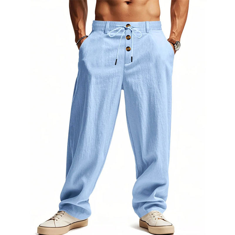 Mark De Luca Relaxed Straight-Leg Pants