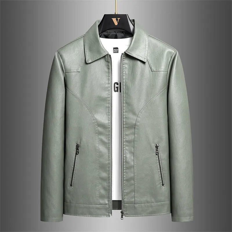 Marcus Gloss Leather Jacket
