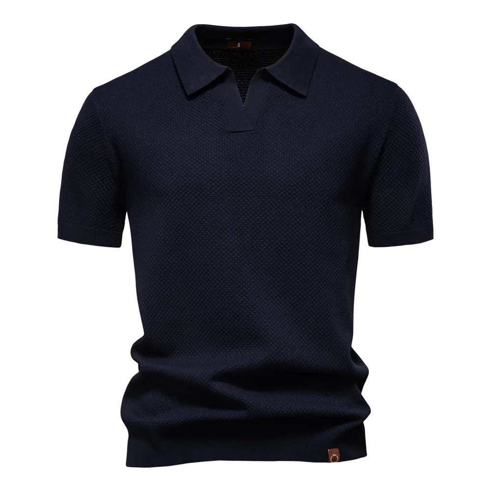 Men's Breathable Fabric Golf Polo Shirt | Refined Summer Casual Essential