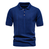 Men's Breathable Knit Polo Shirt | Tailored Classic Everyday Style