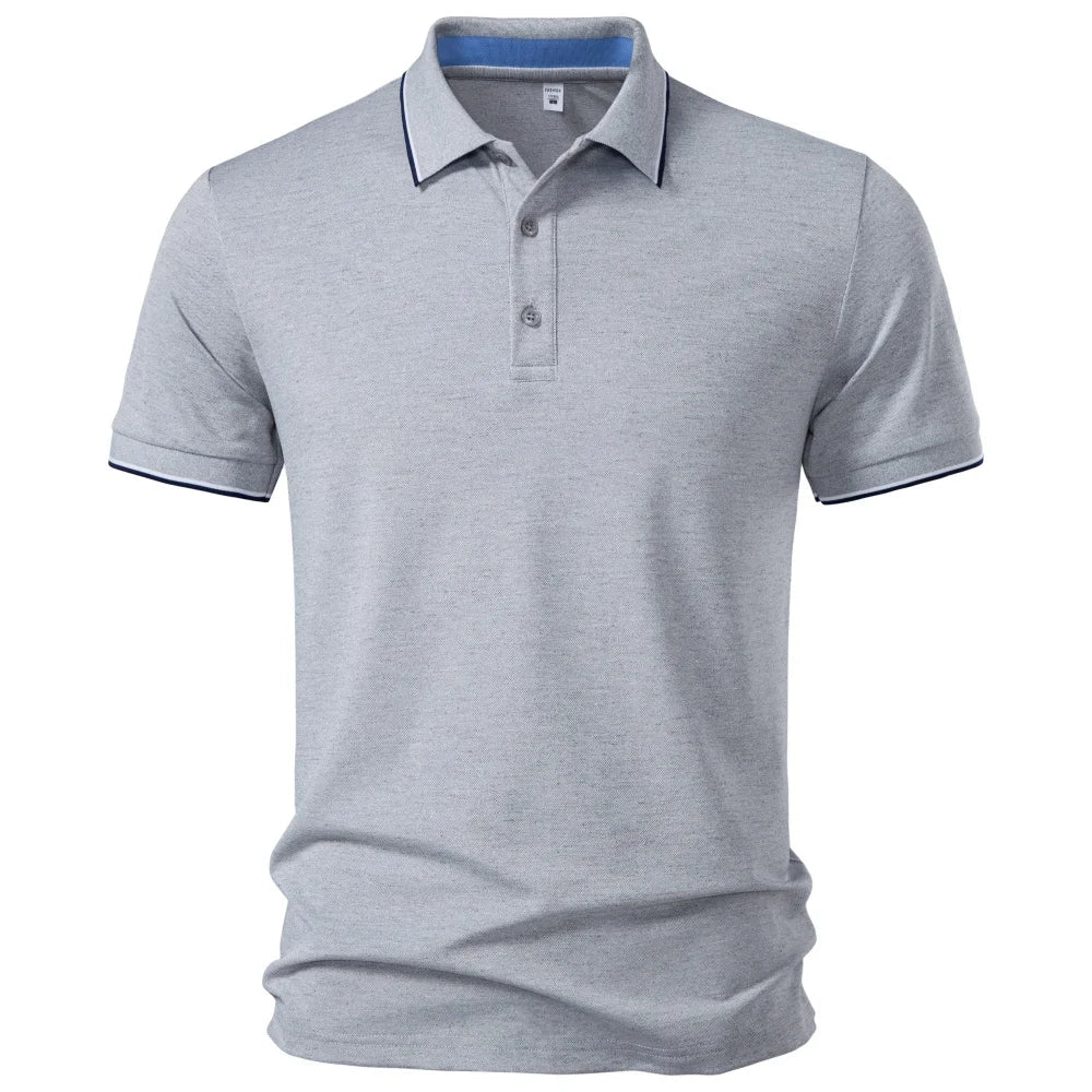 Men's Breathable Polyester Polo Shirt | Versatile Classic Everyday Essential