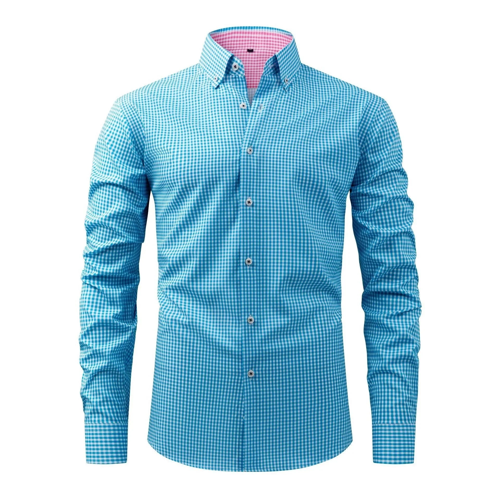 Men's Elastane Blend Long Sleeve Shirt | Stylish Digital Print Versatile Design
