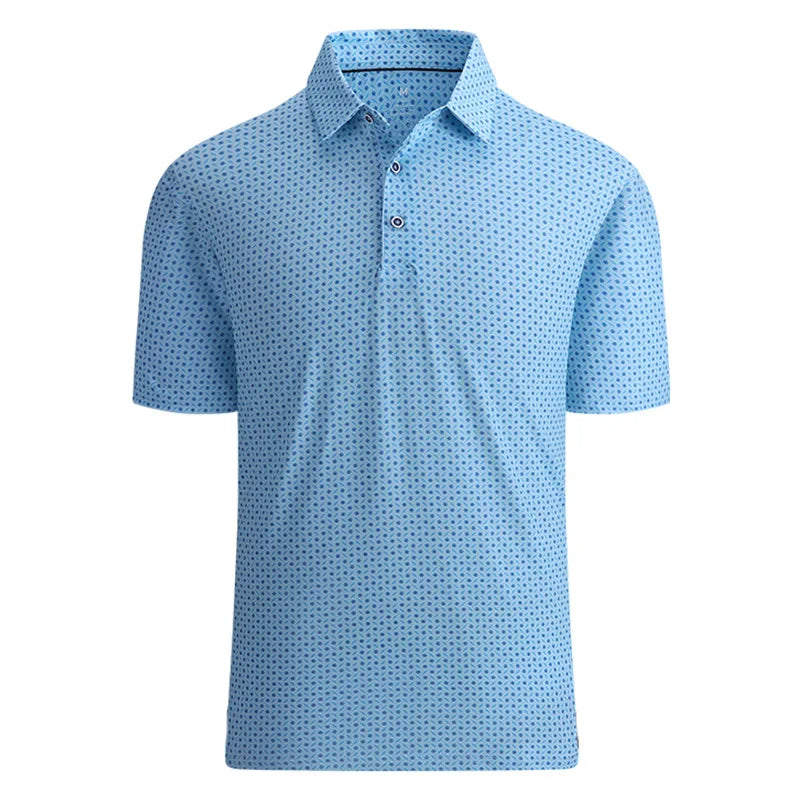Men's Ice Silk Polo Shirt | Lightweight Breathable Summer Essential