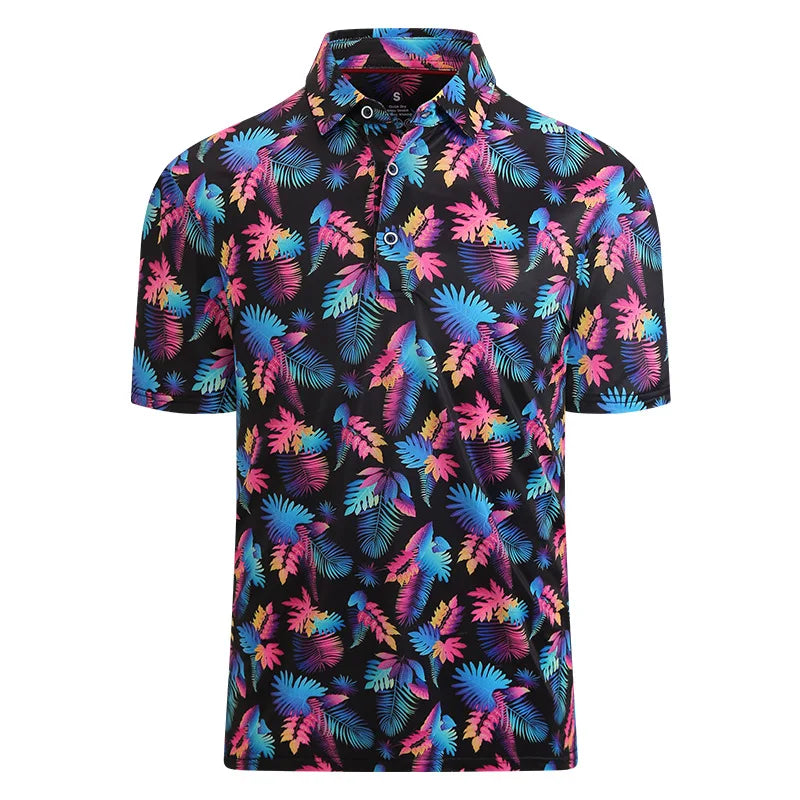 Men's Ice Silk Polo Shirt | Lightweight Breathable Summer Essential