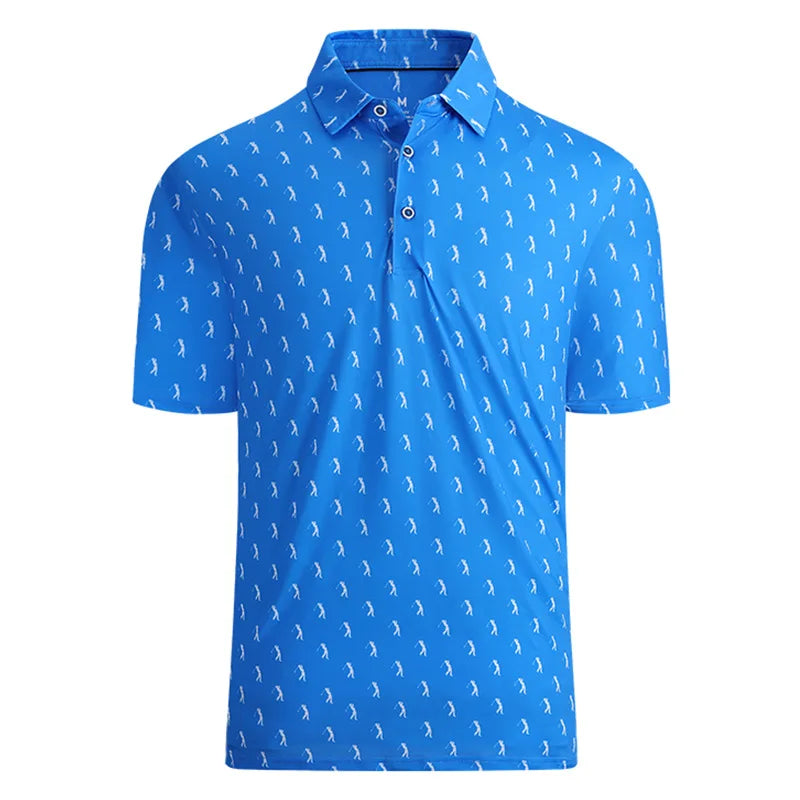 Men's Ice Silk Polo Shirt | Lightweight Breathable Summer Essential