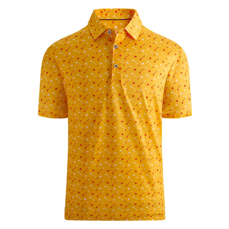 Men's Ice Silk Polo Shirt | Lightweight Breathable Summer Essential