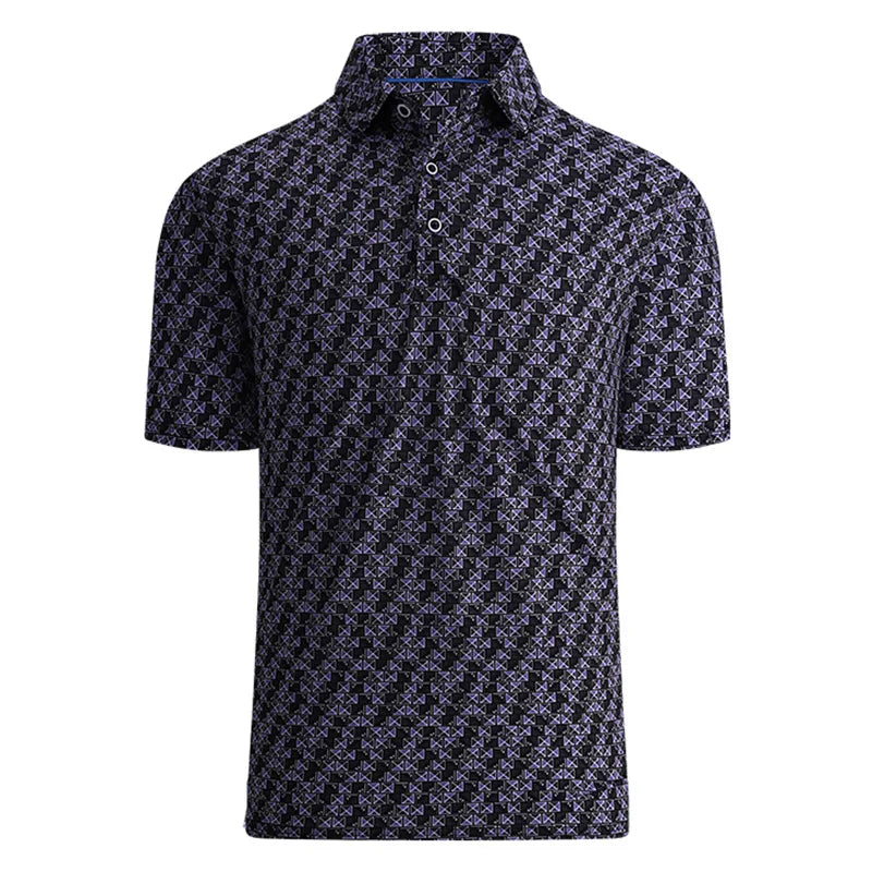 Men's Ice Silk Polo Shirt | Lightweight Breathable Summer Essential