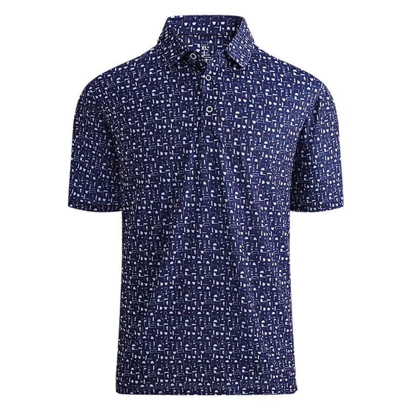 Men's Ice Silk Polo Shirt | Lightweight Breathable Summer Essential