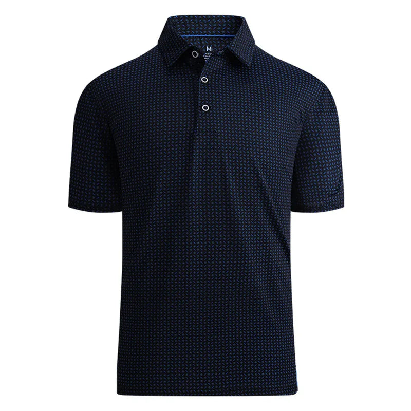 Men's Ice Silk Polo Shirt | Lightweight Breathable Summer Essential