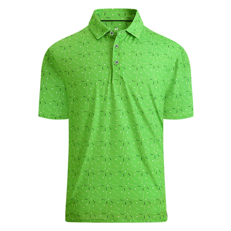 Men's Ice Silk Polo Shirt | Lightweight Breathable Summer Essential