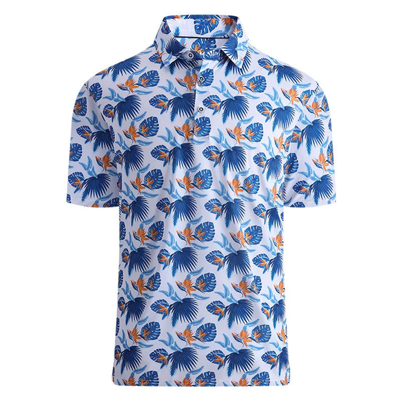 Men's Ice Silk Polo Shirt | Lightweight Breathable Summer Essential