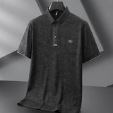 Men's Ice Silk Polo Shirt | Stylish Breathable Summer Essential