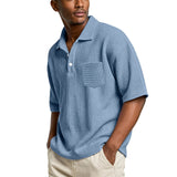 Men's Lightweight Waffle Shirt | Breathable Slim Fit Essential