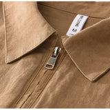 Men's Linen Blend Short Sleeve Polo Shirt | Breathable Casual Summer Essential